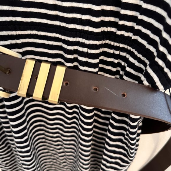 Michael Kors striped dress with belt - Picture 4 of 8